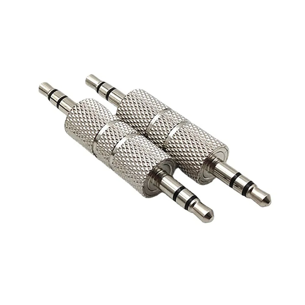 1 Uds Hifi 3,5mm macho a 3,5mm macho DC auriculares estéreo adaptador de Audio amplificador mezclador convertidor de guitarra