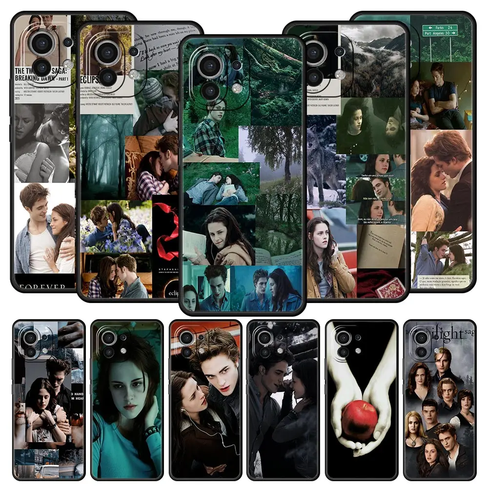 Saga Crepúsculo funda de teléfono de lujo para Xiaomi 14 13T 12T Pro 12 13 11 Ultra Mi Note 10 Lite 10T 5G 11X Pro 11T 11i 9T funda suave