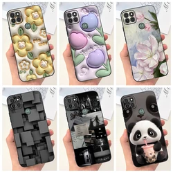Funda Motorola Moto G9 Power Silicona TPU Estampado Floral Mate