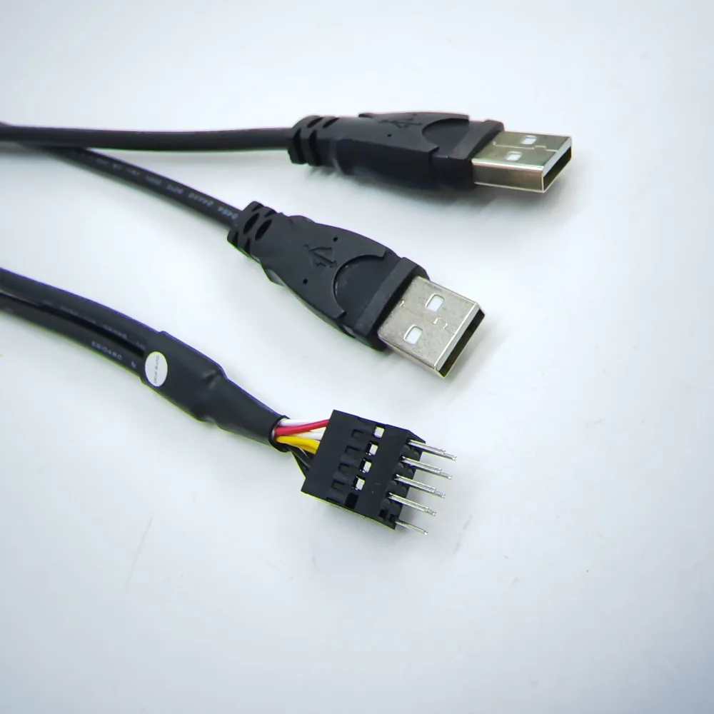 Cable Dupont USB A Macho 9 Pines PC – 20cm 24AWG - imagen 5