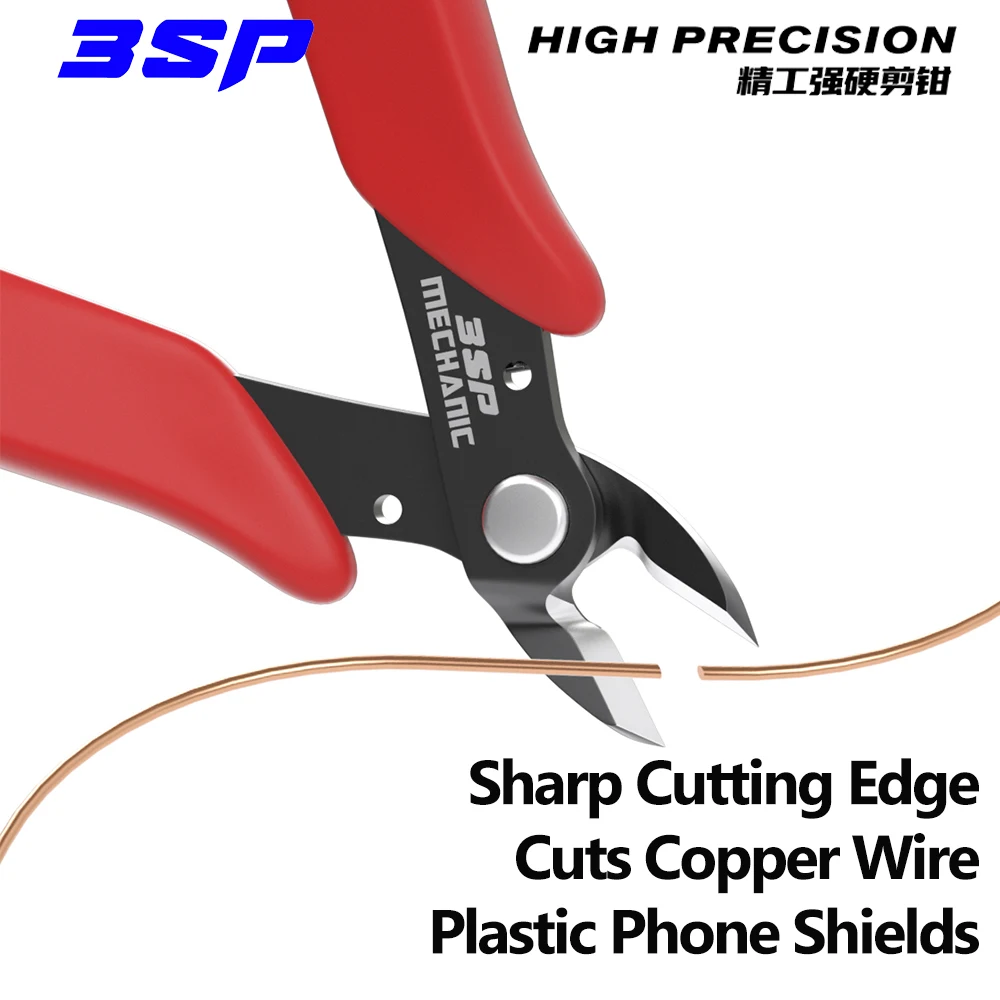 Alicates de corte mecánicos de alta dureza de precisión 3SP para reparación de teléfonos móviles, cubiertas de blindaje de plástico de alambre de cobre, herramienta de corte - imagen 5