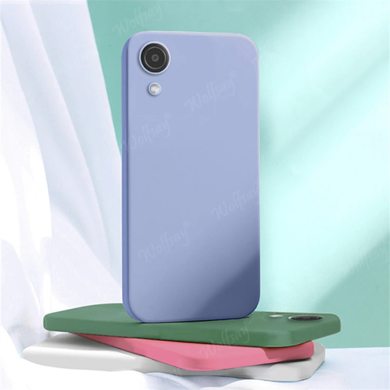 Para Samsung Galaxy A03 Core funda protectora de goma suave lisa de silicona para Samsung A03 Core A04 A14 A04S A22 A33 A23 cubierta - imagen 4