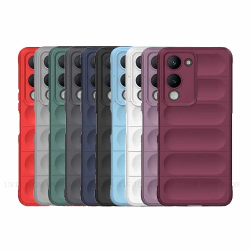 Para Vivo Y04 funda Vivo Y04 Capas piel-amistosa lente a prueba de golpes protector de teléfono parachoques trasero suave TPU para Fundas Vivo Y04