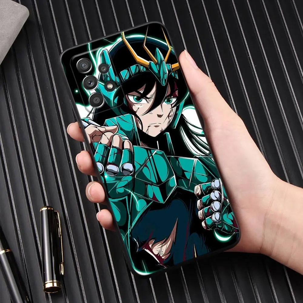 Funda de teléfono Saint Seiya Anime Galaxy A55 5G para Samsung A35 A34 A53 A54 A52 A51 A71 A73 A72 A42 A91 A31 A32 A33 fundas traseras - imagen 2