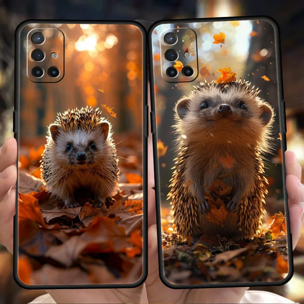 Funda de teléfono para OnePlus 13 12 11 10 9 Pro 9T 13R 12R 10R 9RT 10T 8T 8 Nord 2T CE 2 3 5G N200 N30 cubierta lindo pequeño erizo