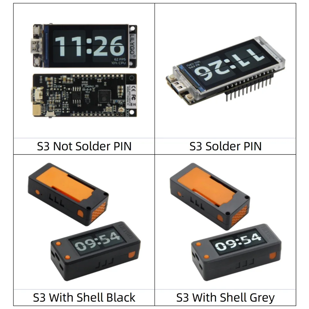 LILYGO ® T-Display-S3 ESP32-S3 1,9 pulgadas ST7789 Placa de desarrollo de pantalla LCD WIFI Bluetooth5.0 módulo inalámbrico resolución 170*320 - imagen 3