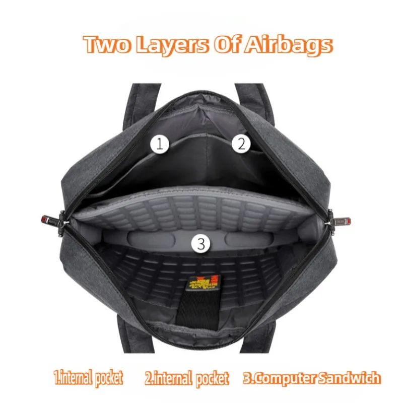 Bolsa impermeable a prueba de golpes para ordenador portátil, maletín de 13, 14, 15, 15,6, 17 y 17,3 pulgadas para Macbook Pro Air, hp y xiaomi - imagen 4