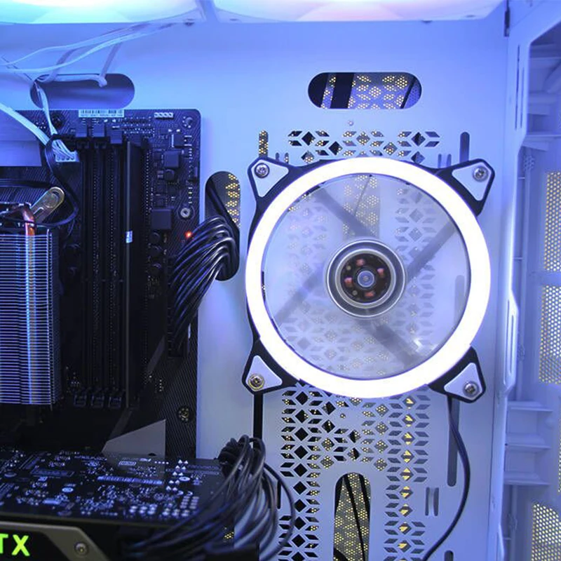 Tornillo magnético ventilador fijo tuerca magnética fijación chasis ventilador tornillo magnético DIY modificado refrigeración escritorio 25mm 38mm ventilador, 4 Uds actualización - imagen 5