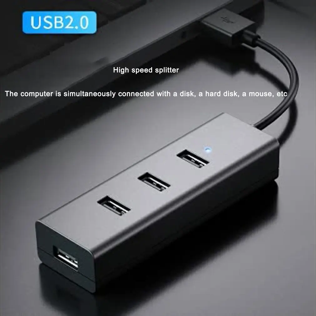 0,3/1,2/1,5 M USB 2,0 HUB fuente de alimentación HUB adaptador USB para PC portátil accesorios de ordenador divisor USB adaptador USB 2,0 al por mayor - imagen 2