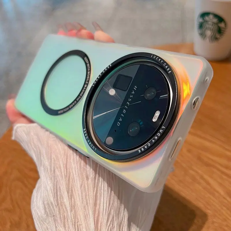 Funda de moda para Huawei Honor X9B X9A, carcasa trasera protectora magnética delgada con láser duro para Huawei Honor X9A X9B