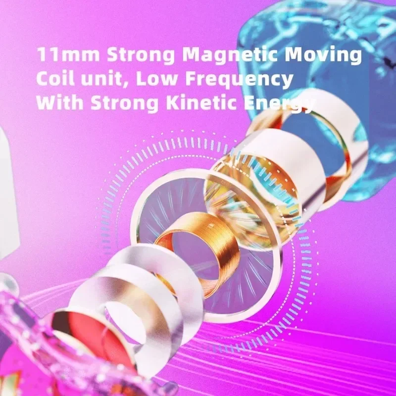 QKZ-auriculares AK6 Pro con cable, cascos deportivos con micrófono, HiFi, graves, cancelación de ruido, controlador de cobre, originales - imagen 3