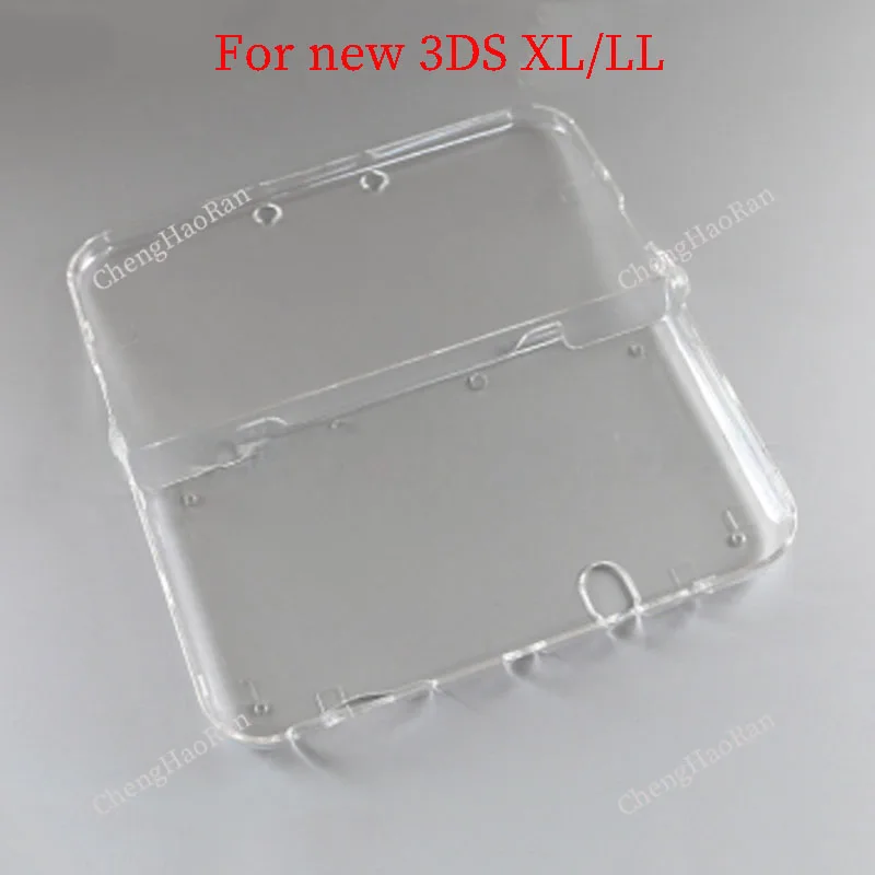 ChengHaoRan-funda transparente para consola de juegos 3dsll, funda protectora de cristal, carcasa dura integrada, 1 unidad - imagen 5