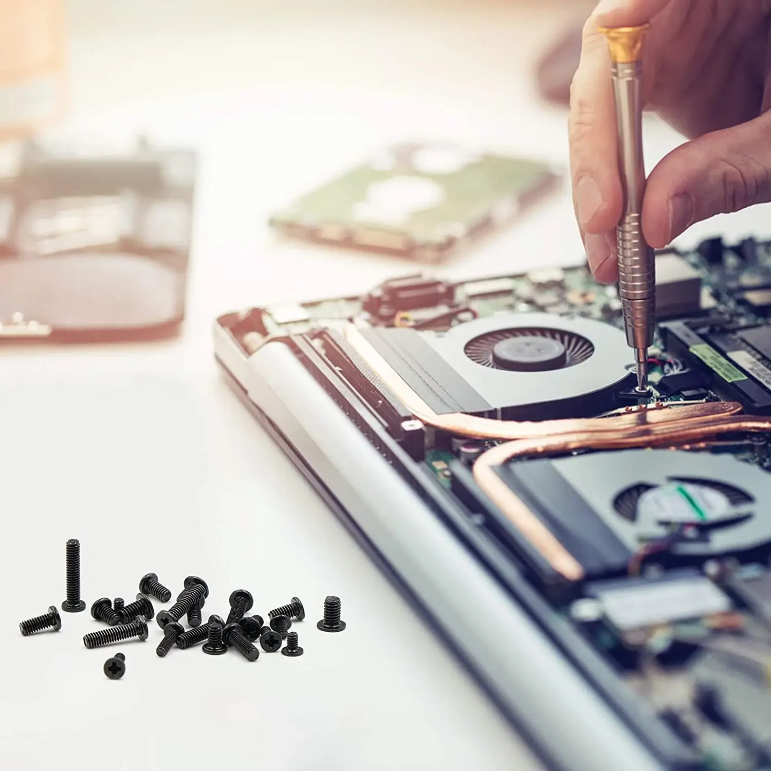 Kit de tornillos de reparación de ordenador portátil, 500 Uds., para Lenovo, Samsung, HP, IBM, disco duro SATA, tornillos para ordenador portátil - imagen 3