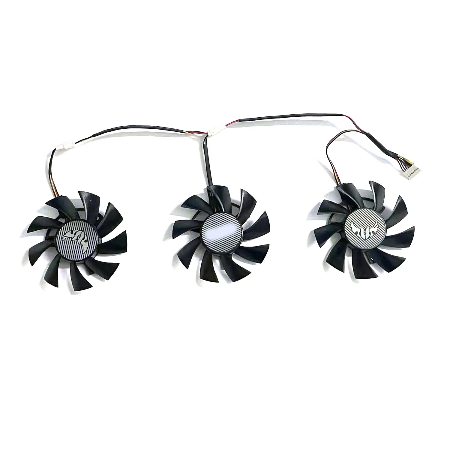 75MM 7Pin FD8015U12D GTX1660 RX5700 RX5700XT para ASUS GTX 1660Ti 1660super RX 5700 XT TUF X3 OC ventilador de refrigeración gráfico - imagen 3