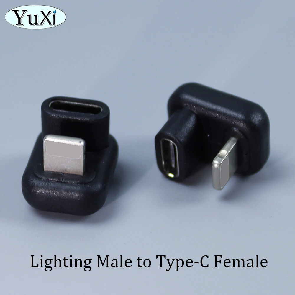 Adaptador de carga rápida PD, 20W, 10W, para USB-C IOS, convertidor de almohadilla para teléfono, codo en U, luz de transferencia de datos, adaptador convertidor Ning, 1 ud. - imagen 4