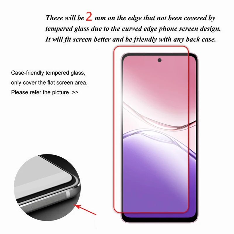Para OPPO A5 Pro Glass 6,67 pulgadas Protector de pantalla HD transparente para OPPO A5 Energy A5 Pro 4G 5G vidrio templado para OPPO A5 Pro - imagen 5