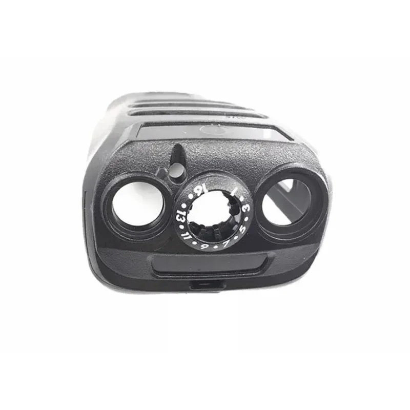 Juego de carcasa de cubierta frontal con perilla de canal de volumen y palos para Radio Kenwood Walkie-Talkie NX340 NX240 - imagen 5