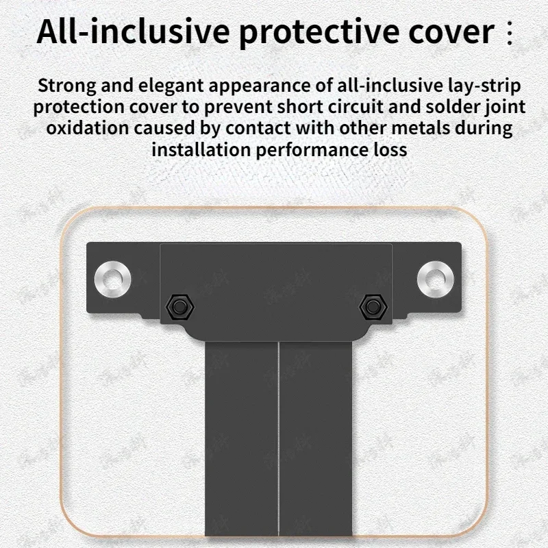 Cable de extensión PCI-E 3,0 x4 a x4 PCI Express 4x gráficos SSD RAID extensor conversión tarjeta elevadora Vertical 90 °   180 °   SHK-4X-9090 - imagen 5
