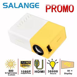 Salange YG300 Mini Proyector LED HDMI USB para Hogar
