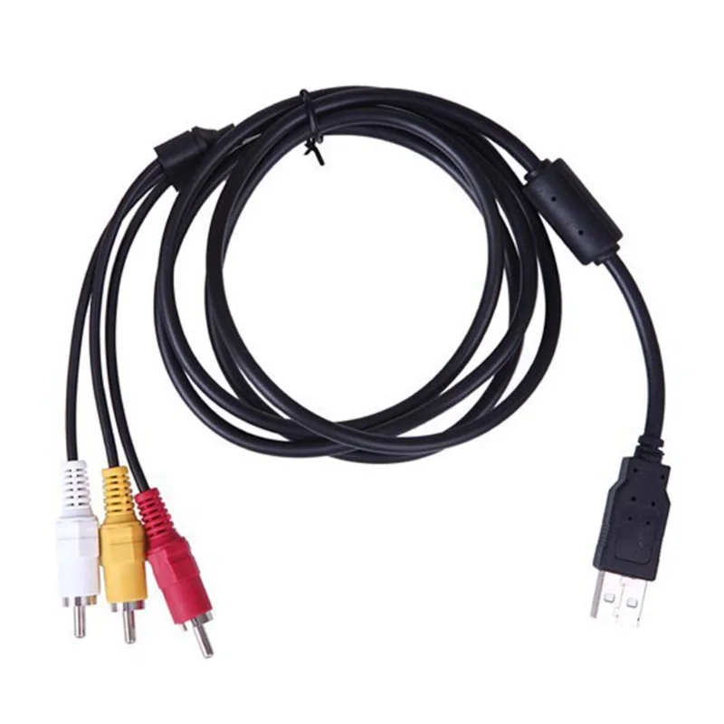 Cable USB A a RCA – Audio Vídeo Estéreo 2M