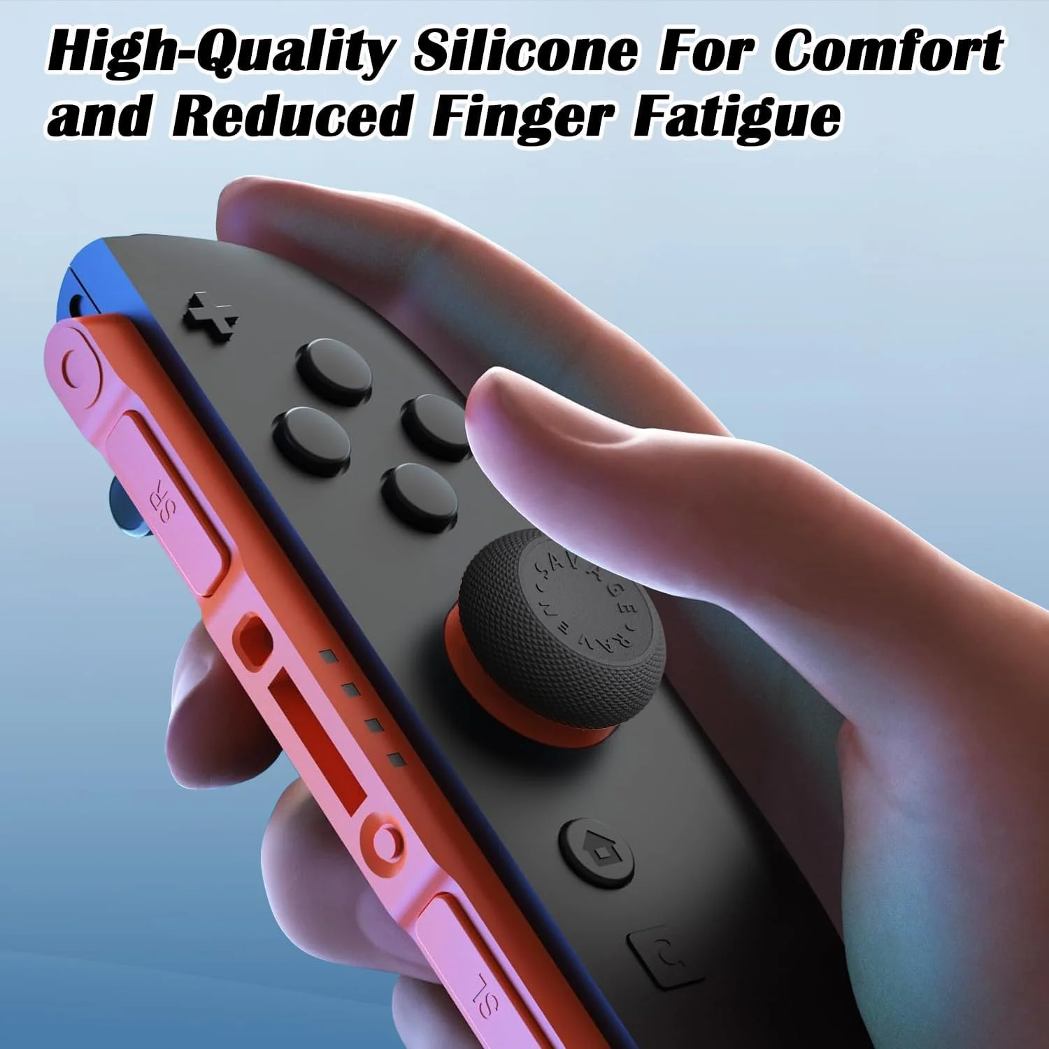 Tapas de empuñaduras de pulgar Skull & CO. para NS Switch 2, controlador Joycon, Joystick, cubierta de palanca de mando analógica de silicona para accesorios de Switch 2 - imagen 4