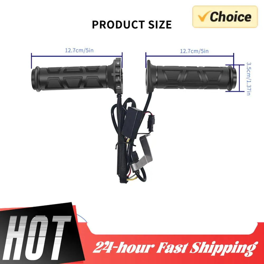 Empuñaduras calentadas a mano para motocicleta de calentamiento rápido, mango de calefacción eléctrica, regulación de temperatura, manillar calefactor para motocicleta de invierno - imagen 5