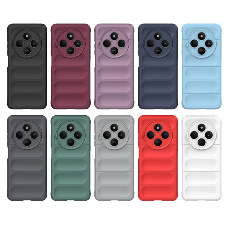Para Redmi A4 funda Xiaomi Redmi A4 Capa nuevo teléfono parachoques armadura trasera a prueba de golpes suave TPU lente protectora Fundas Redmi A4 A 4 - imagen 3