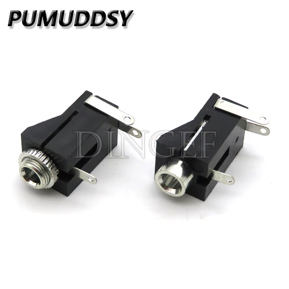 10 unids/lote PJ302 PJ-302 conector de Audio hembra de 3,5 MM conector de auriculares DIP de 3 pines