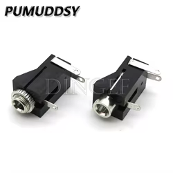 10 unids/lote PJ302 PJ-302 conector de Audio hembra de 3,5 MM conector de auriculares DIP de 3 pines