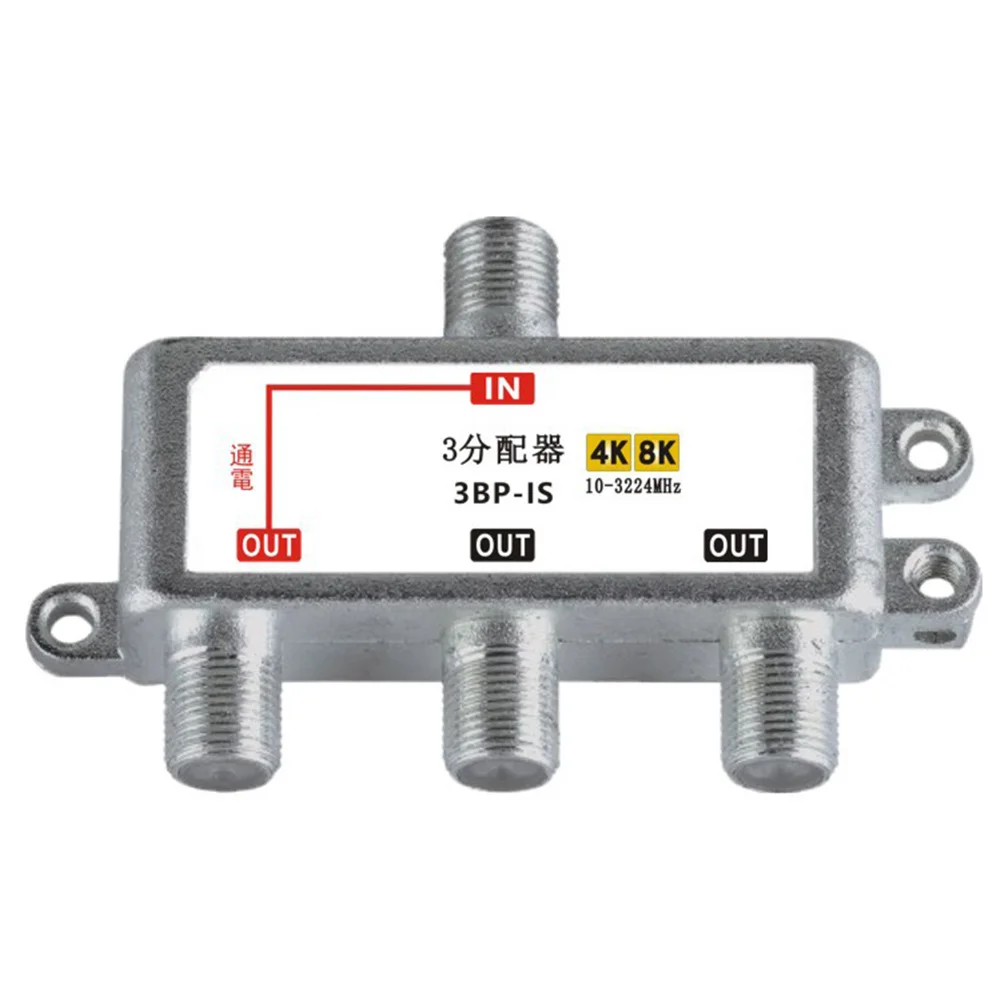 Séparateur Satellite 3 voies, câble de Signal TV, mélangeur de Signal 4K8K 3 en 1, jauge SAT/ANT, séparation Satellite, signaux RF, livraison directe
