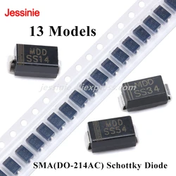 Diodo Schottky SMD SMA DO-214AC SS12-SS510