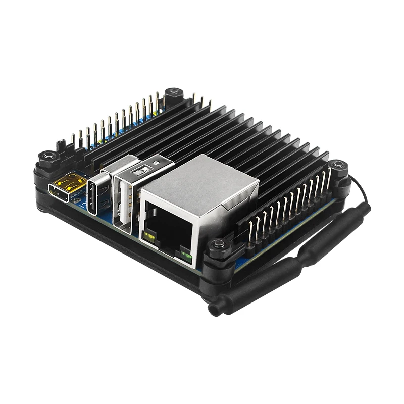 Carcasa de aleación de aluminio Orange Pi Zero 3, carcasa de disipación de calor pasiva, carcasa de disipador de calor de CPU para Orange Pi Zero 3 - imagen 2