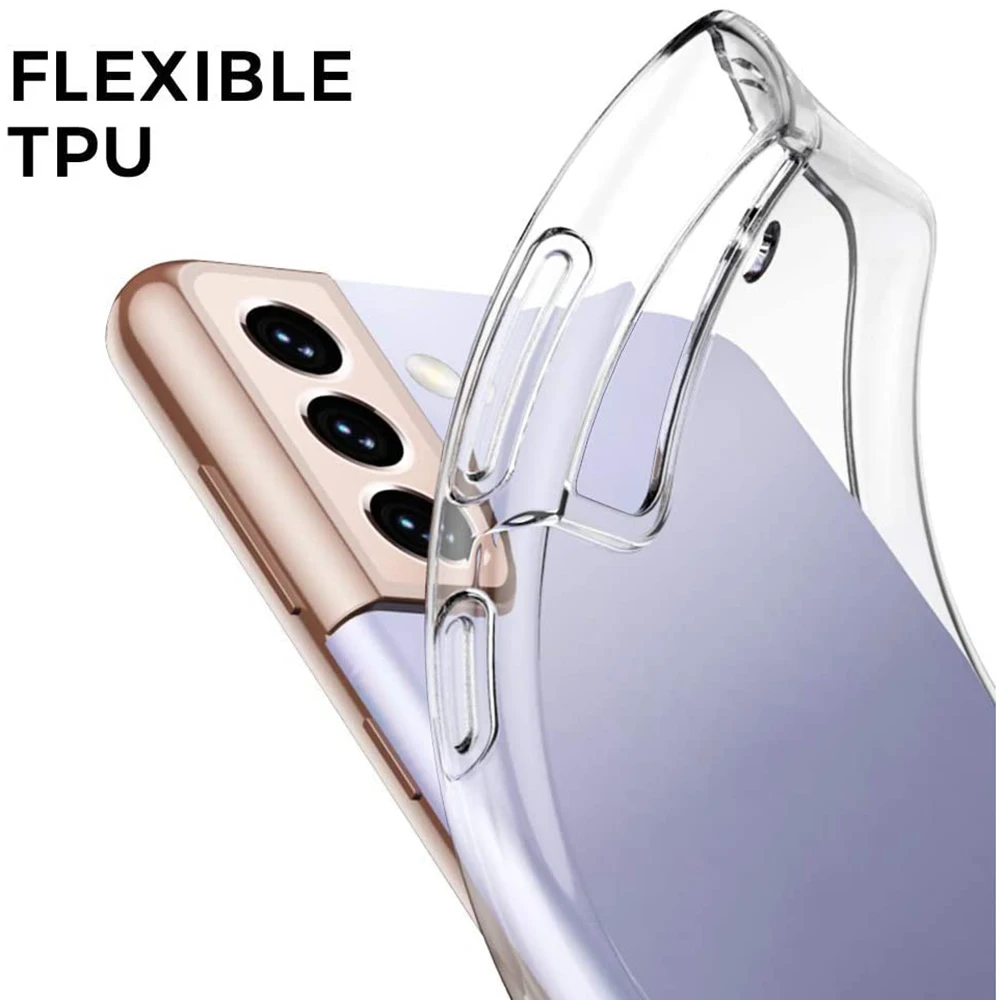 Nueva funda transparente ultrafina para Samsung Galaxy S21 FE S22 S23 S24 fe S25 Plus S25 Ultra 5G S8 S9 S10 S20 Note 10 20 fundas - imagen 3