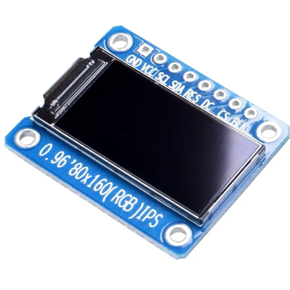 Pantalla TFT IPS de alta definición de 0,96 pulgadas a todo Color OLED 80x160 pantalla IPS St7735 módulo LCD de unidad Dropshipping al por mayor - imagen 5