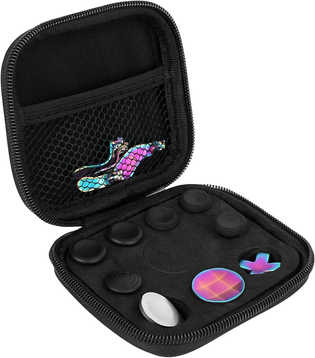 Thumbsticks de metal 13 en 1 para controlador Xbox One Elite Series 2, joysticks de intercambio Mod 6 de metal, 4 paletas, 2 almohadillas D, 1 herramienta - imagen 4