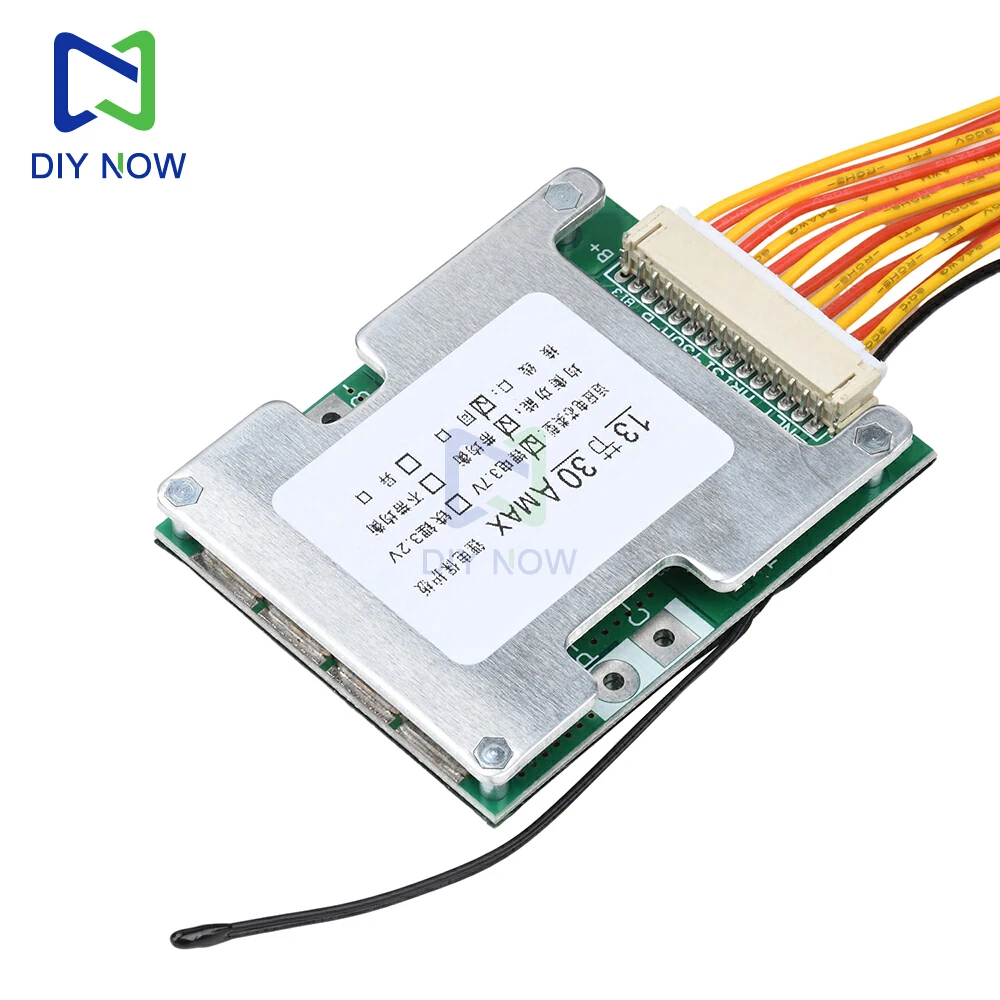 Placa de protección de batería de litio 13S 48V 30A BMS 18650 con batería ternaria de equilibrio para inversor de bicicleta eléctrica - imagen 5
