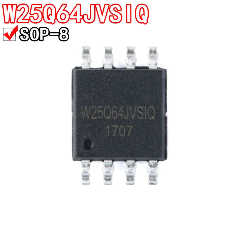 5PSC W25Q80 W25Q16 W25Q32 W25Q64 W25Q128 25Q80 25Q16 25Q32 25Q64 SOP-8 - imagen 4