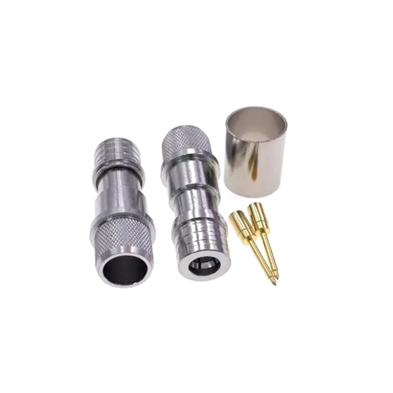 QMA-conector Coaxial RF macho/hembra para RG8, RG213, RG165, LMR400, 7D-FB, 100 piezas - imagen 4