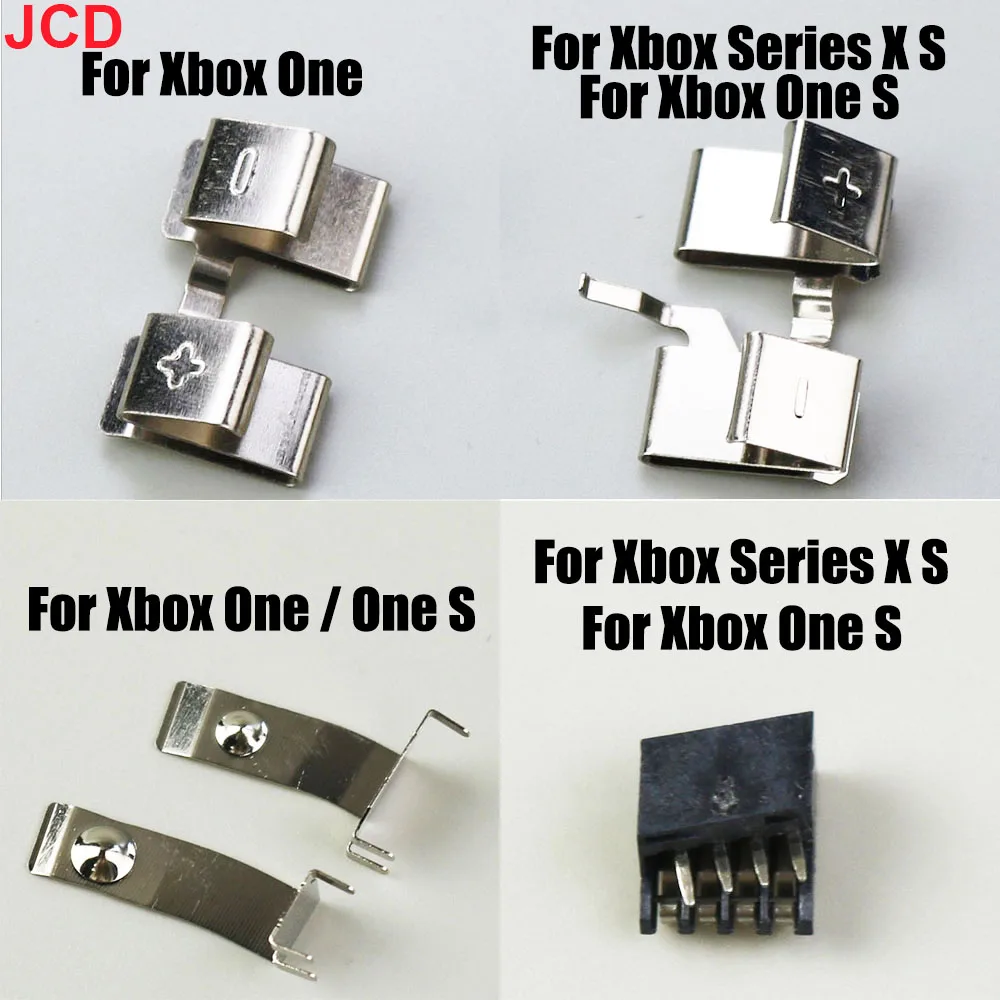 JCD 1 Uds. Para Xbox One Game Pad Xbox one S controlador serie S X batería conductora hoja de Metal contactos pieza productos puntuales