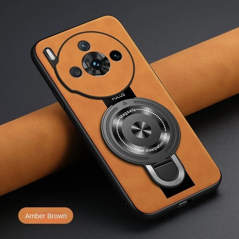 Para ZTE Nubia Z60S Pro Glitter espejo soporte magnético funda de silicona para Nubia Z70 Ultra Z60SPro cubierta suave a prueba de golpes - imagen 5