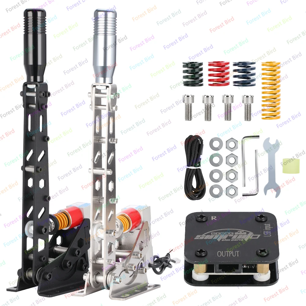 Freno de mano de presión de competición de carreras simulado, volante de juego de deriva, sensor de pesaje de unidad libre USB - imagen 2