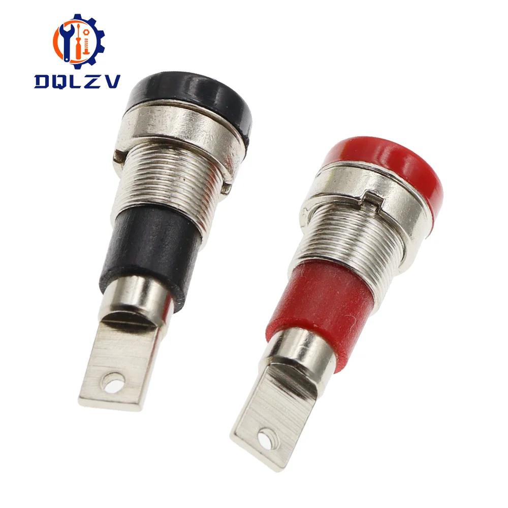 Conector hembra Banana de 4MM, adaptador de montaje en Panel de poste de encuadernación Banana - imagen 2