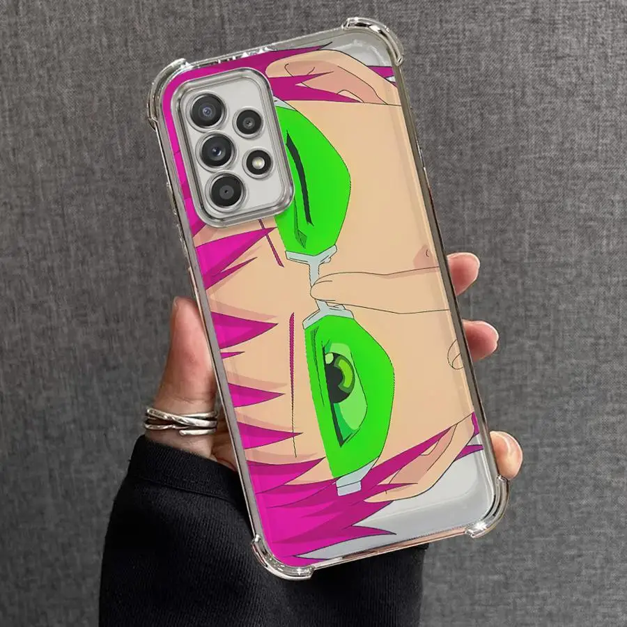 Lindo niño Saiki Kusuo funda suave para Samsung Galaxy A24 A25 A21s A35 A36 A16 A26 A15 A13 A33 A52 A17 - imagen 3