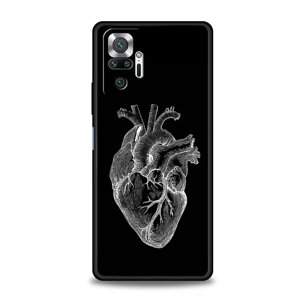 Funda de teléfono para Xiaomi Redmi Note 14 13 12 5G 11 10 Pro Plus 4G 9S 14C 13C 12C 10C 9C 9A cubierta modelo Cardiovascular corazón médico - imagen 3