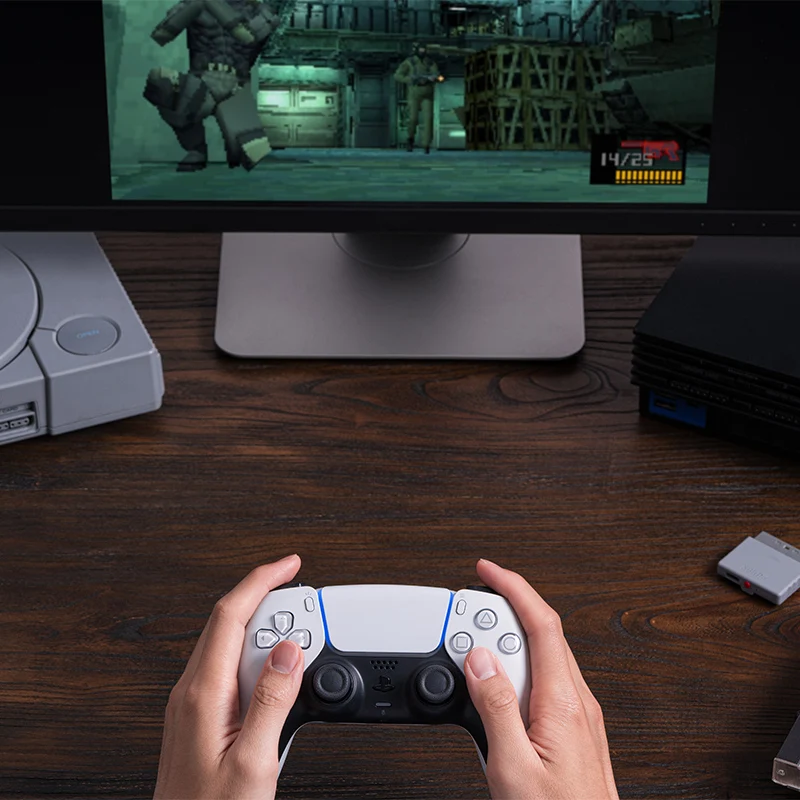 Receptor Retro para PS1/PS2/Windows Compatible con Xbox Series/Xbox One/Switch Pro/PS5/PS4 controlador - imagen 2