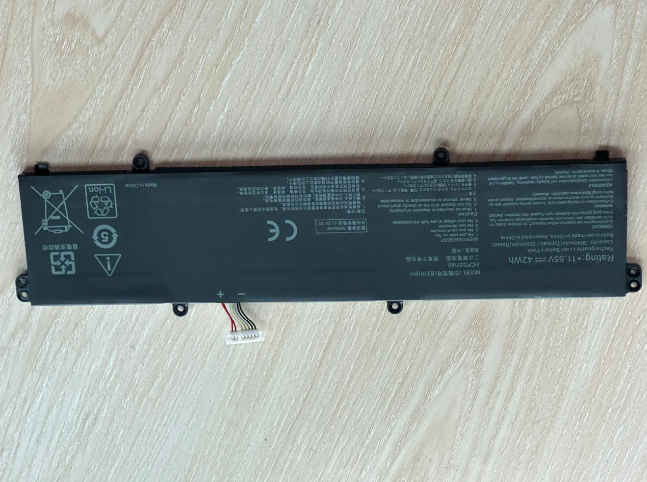 B31N1911 batería del ordenador portátil para ASUS VivoBook Flip 14 M413 M413DA TM420IA K413 X413 X421EA F413 Notebook X421DA X X413FF C31N1911 - imagen 2