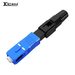 Conector rápido SC de fibra óptica monomodo FTTH UPC/APC