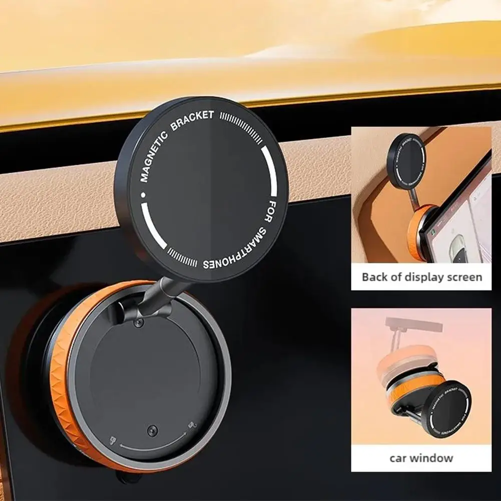 Ventosa magnética al vacío, soporte giratorio plegable, ventosa de doble cara para soporte giratorio Universal al vacío, soporte para teléfono móvil - imagen 5