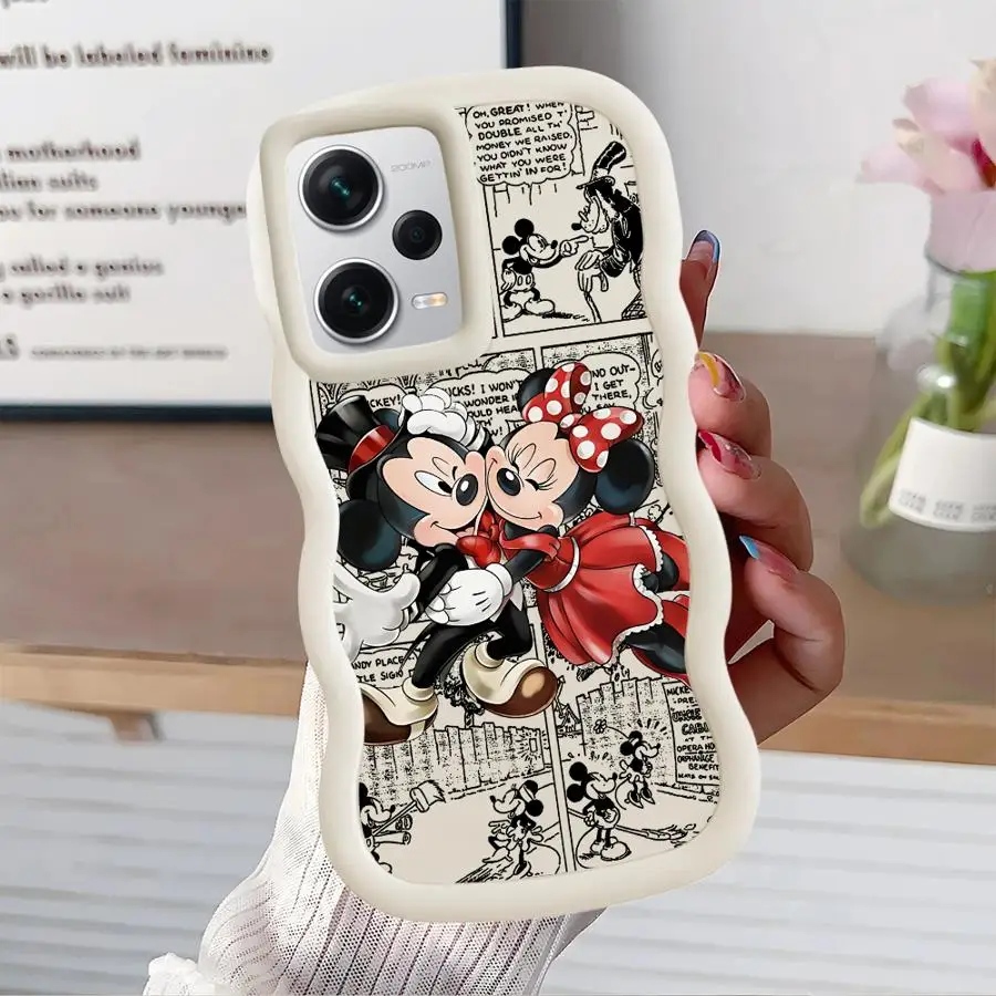 Funda de teléfono suave para Xiaomi Redmi 10C 14C 13C 8 12C A5 A1 A2 Plus A3 9C 10A Disney Mickey Minnie