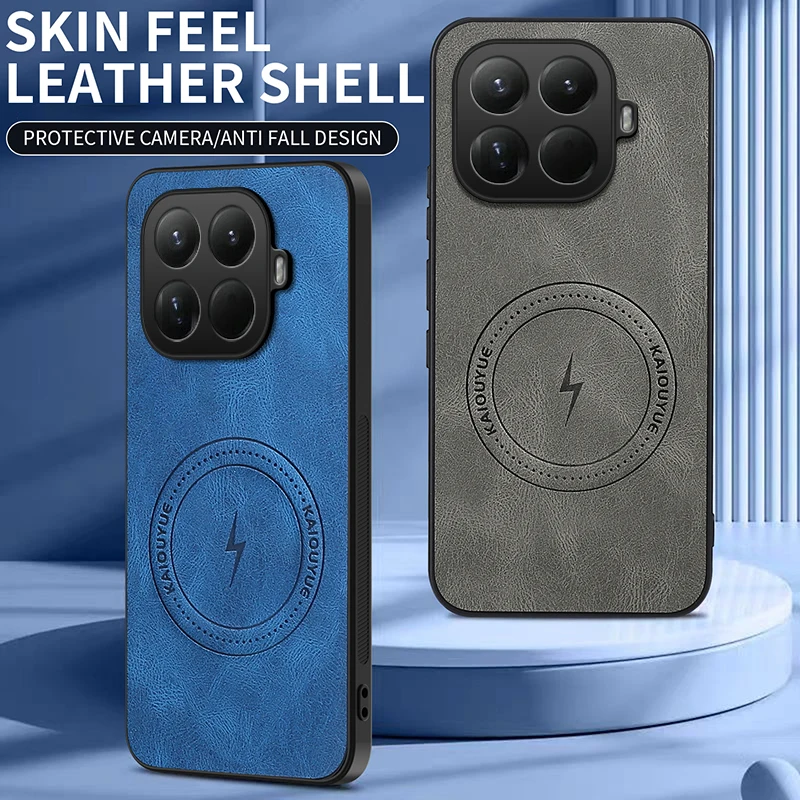 Funda de cuero PU para Xiaomi Mi 15T Pro / 15T, Funda de lujo para coche, plástico duro magnético, a prueba de golpes, Funda protectora para teléfono